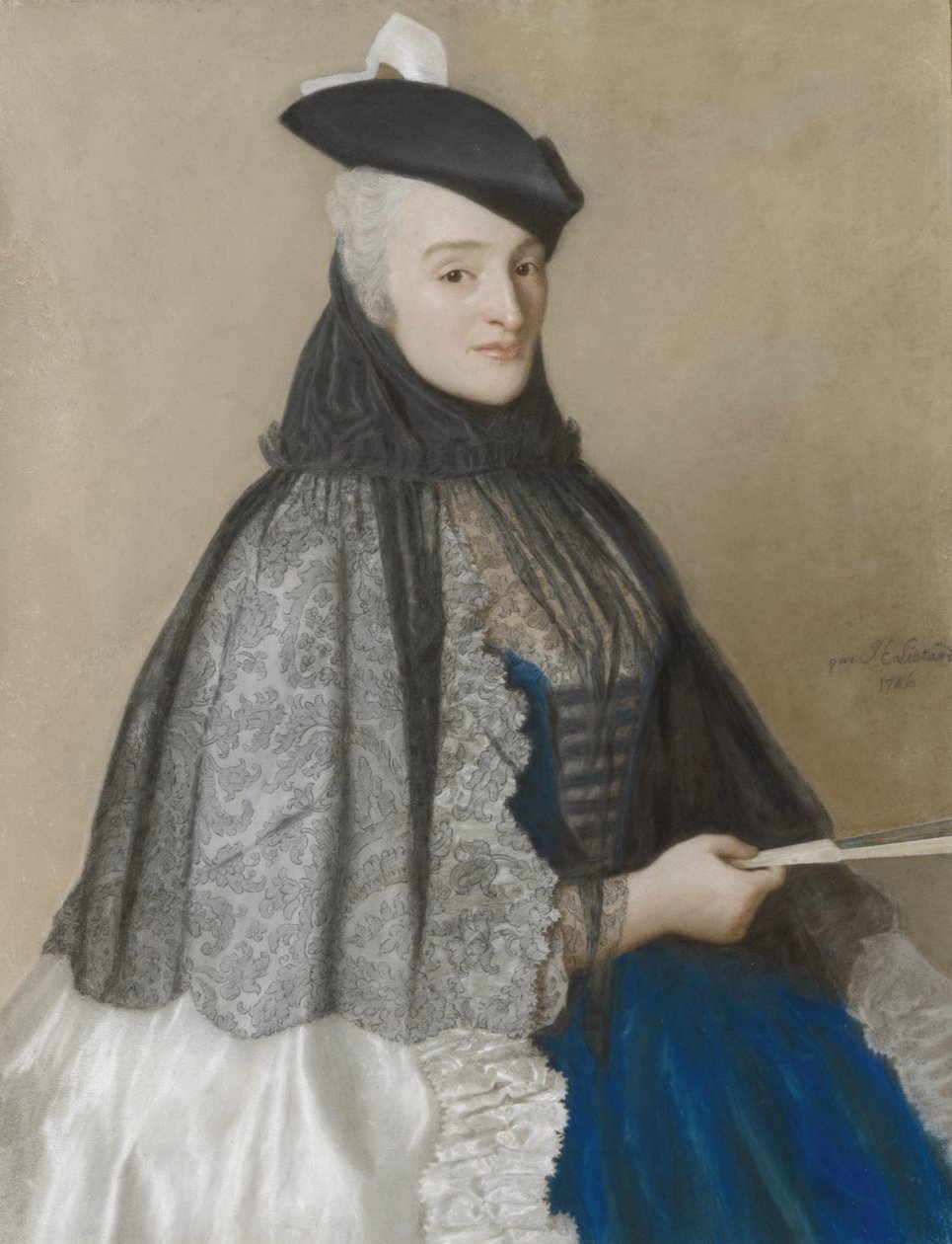Portrait of Catherine Bégon, Wife of Joseph Bouër by Jean Étienne Liotard