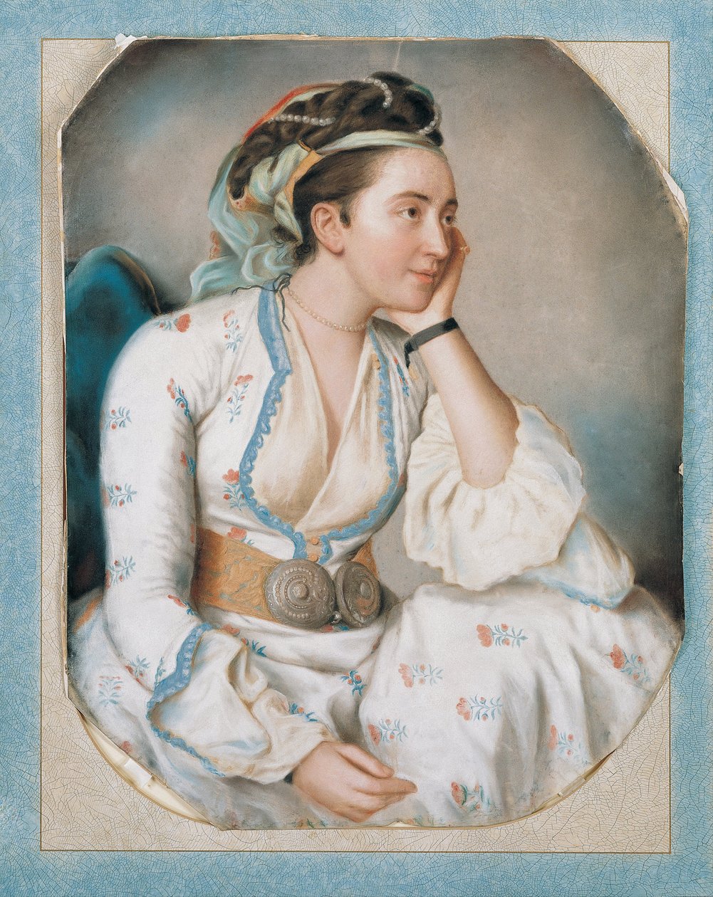 Woman in Turkish Dress by Jean Étienne Liotard