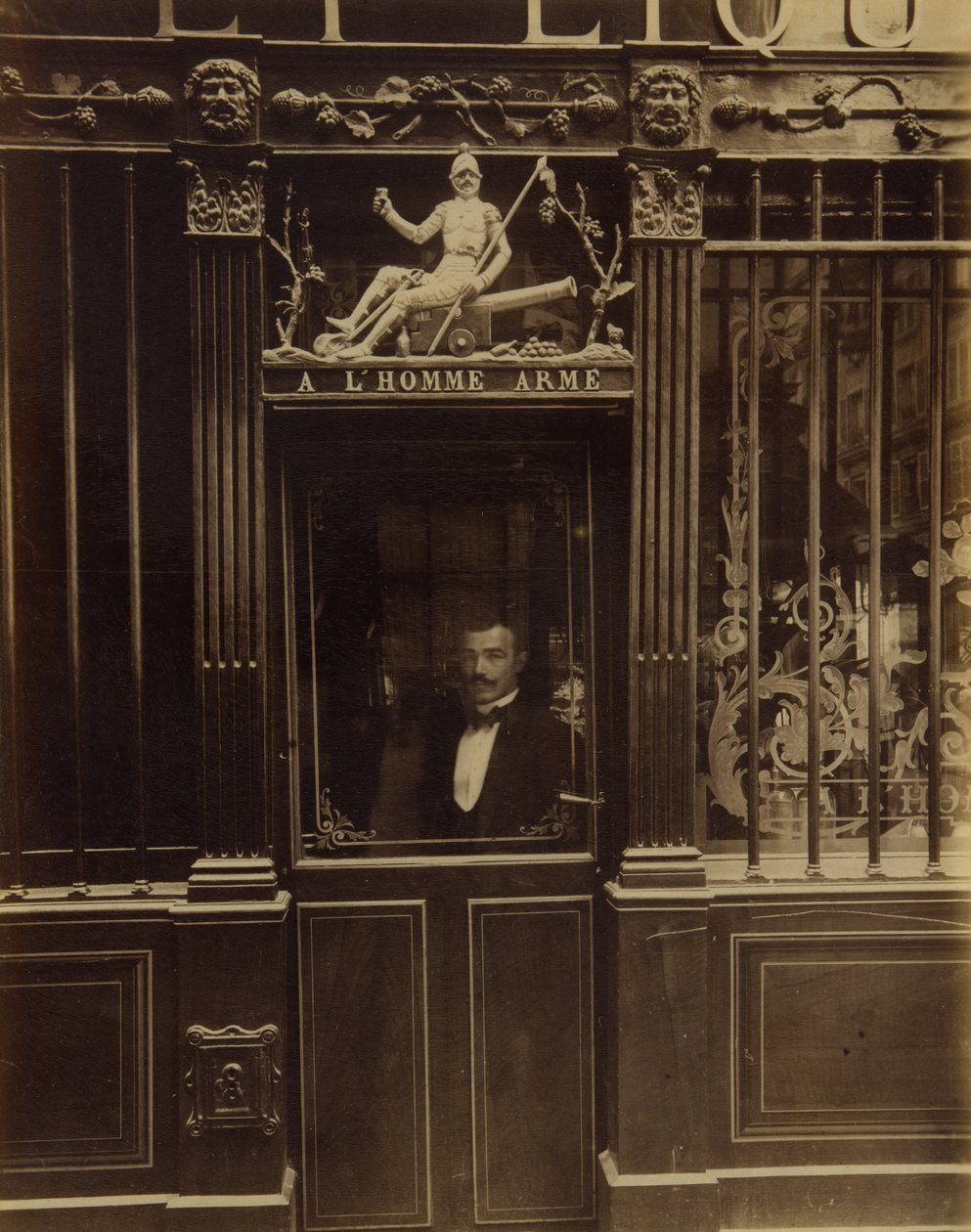 Cabaret of the Armed Man, Rue des Blancs-Manteaux by Jean Eugène Auguste Atget
