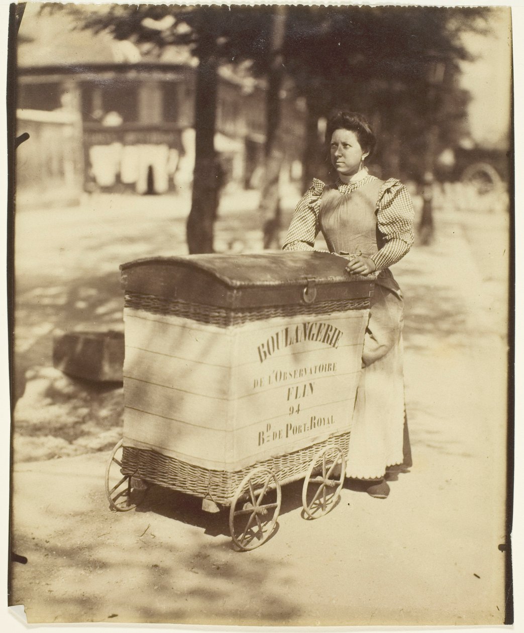 Bread Carrier, from the Series "Small Trades" by Jean Eugène Auguste Atget