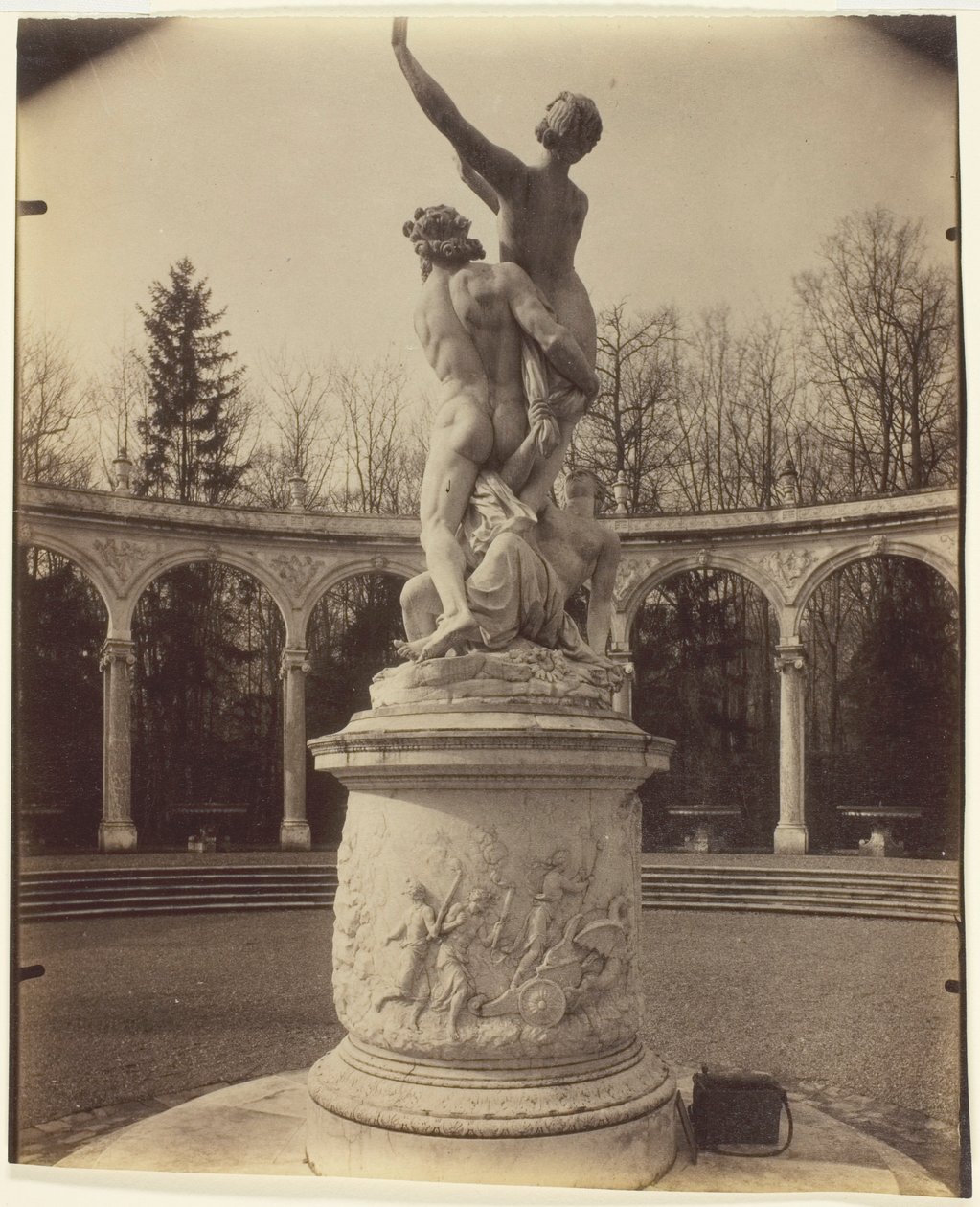 Versailles, Abduction of Proserpina by Pluto by Jean Eugène Auguste Atget