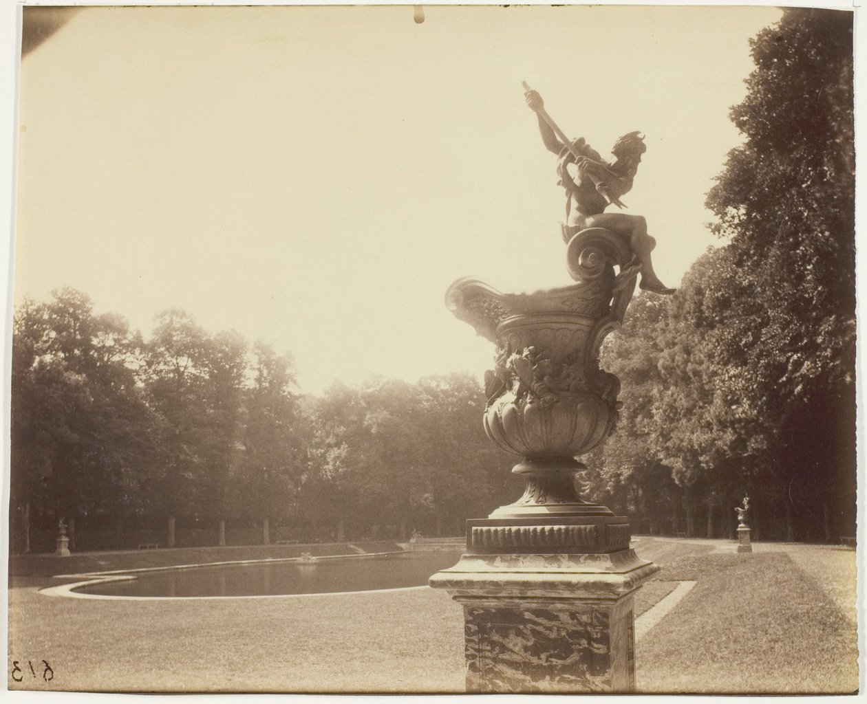 Versailles, Grand Trianon (Vase by Le Lorrain) by Jean Eugène Auguste Atget