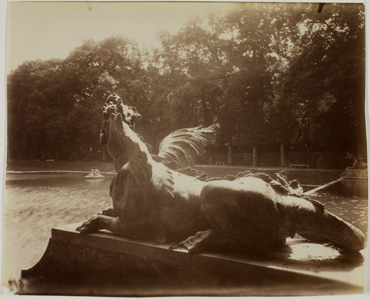 Versailles, Grand Trianon, Dragon by Hardy by Jean Eugène Auguste Atget