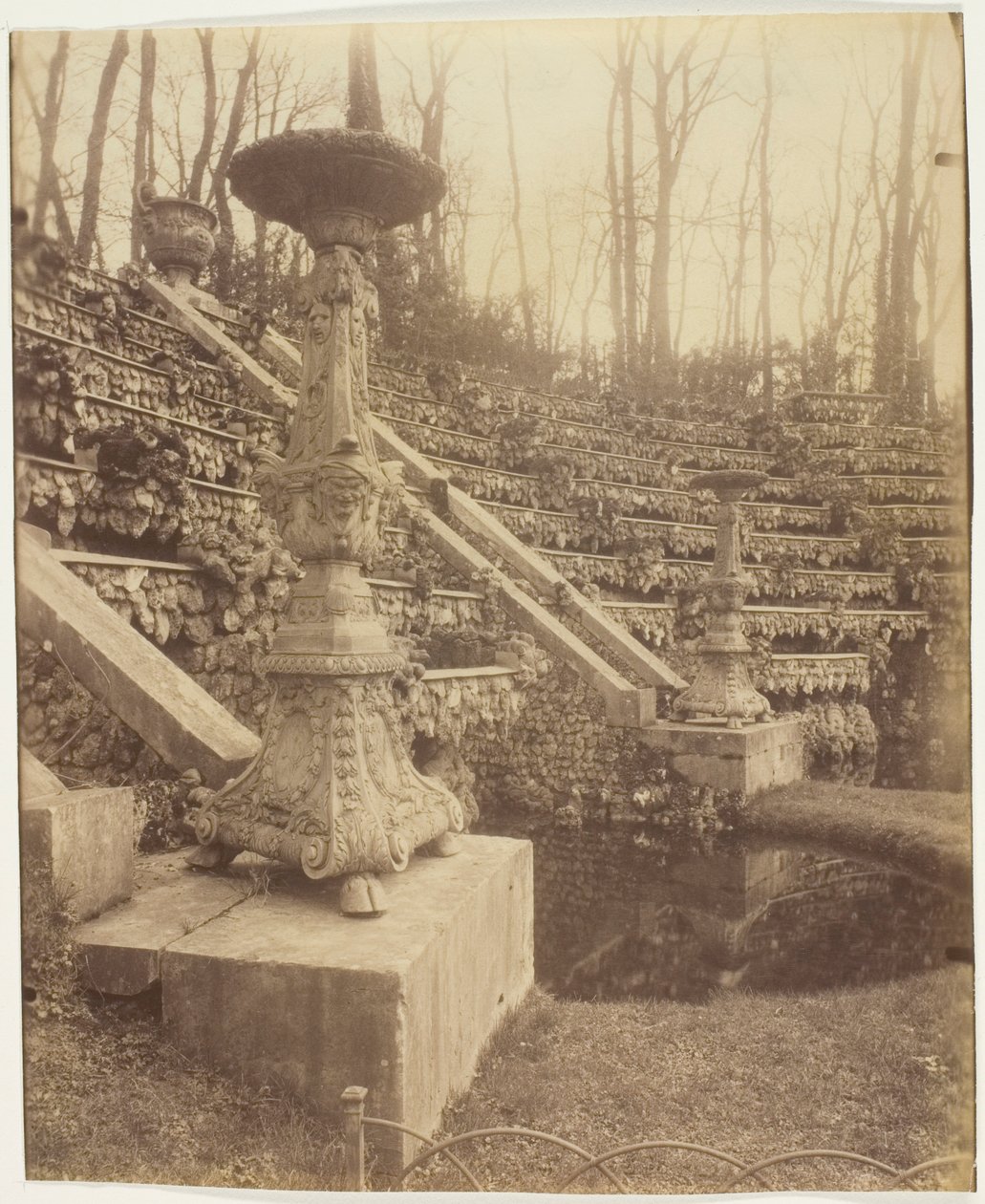 Versailles, The Park by Jean Eugène Auguste Atget