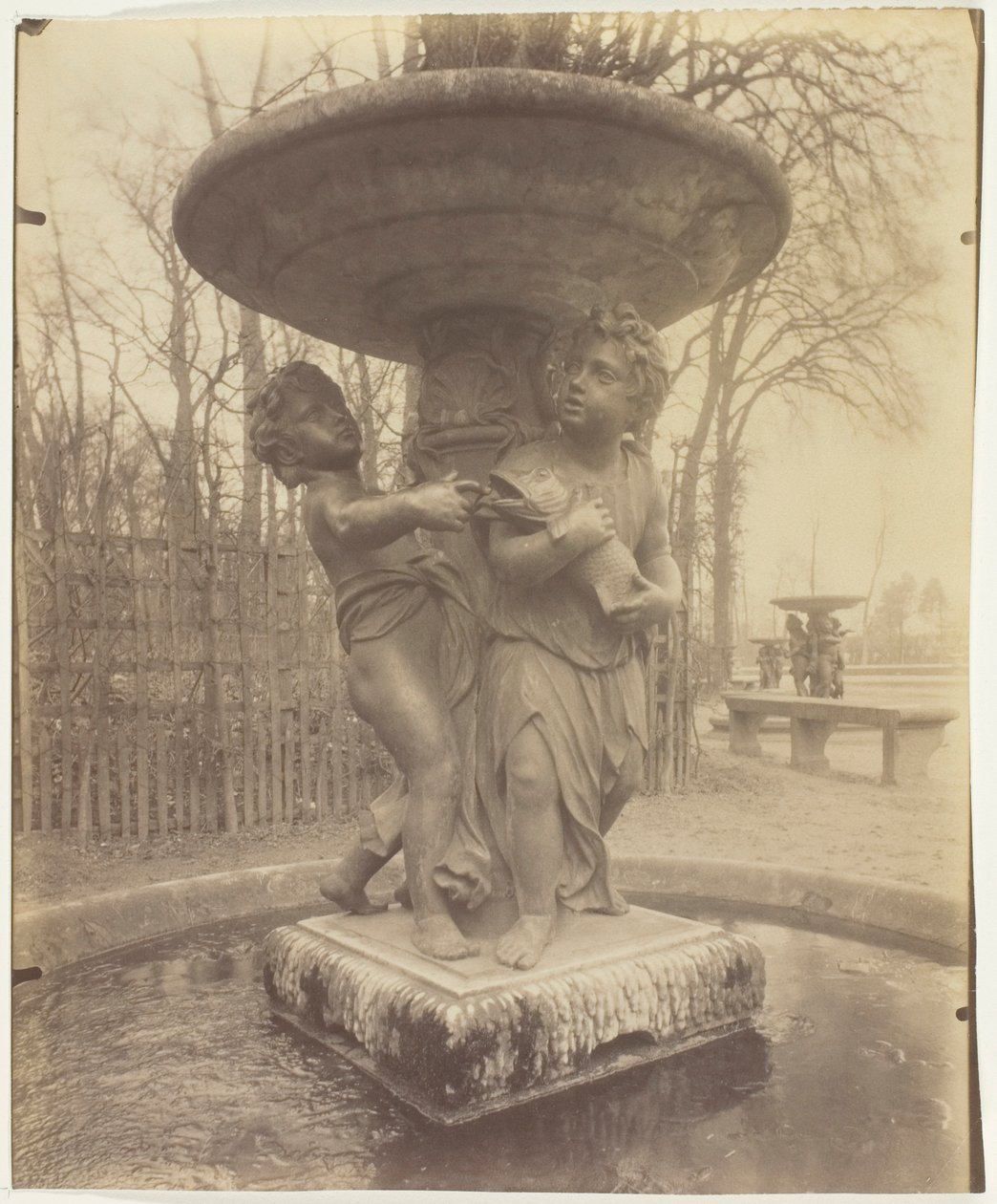 Versailles, The Marmousets by Jean Eugène Auguste Atget