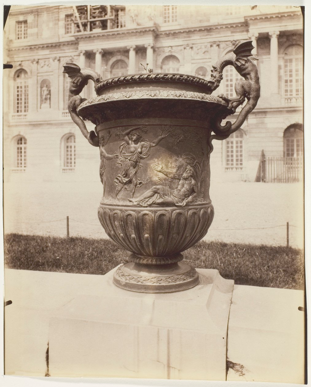 Versailles, Vase by Ballin by Jean Eugène Auguste Atget
