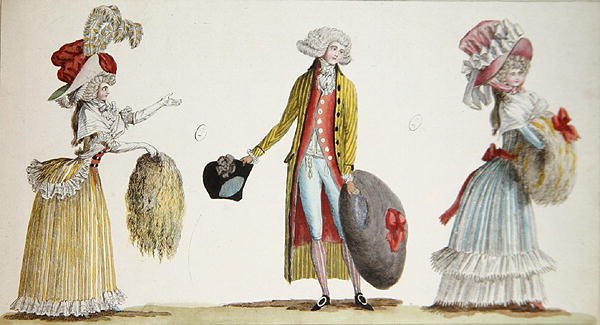 Male and Female Costumes in France by Jean Florent (after) Defraine