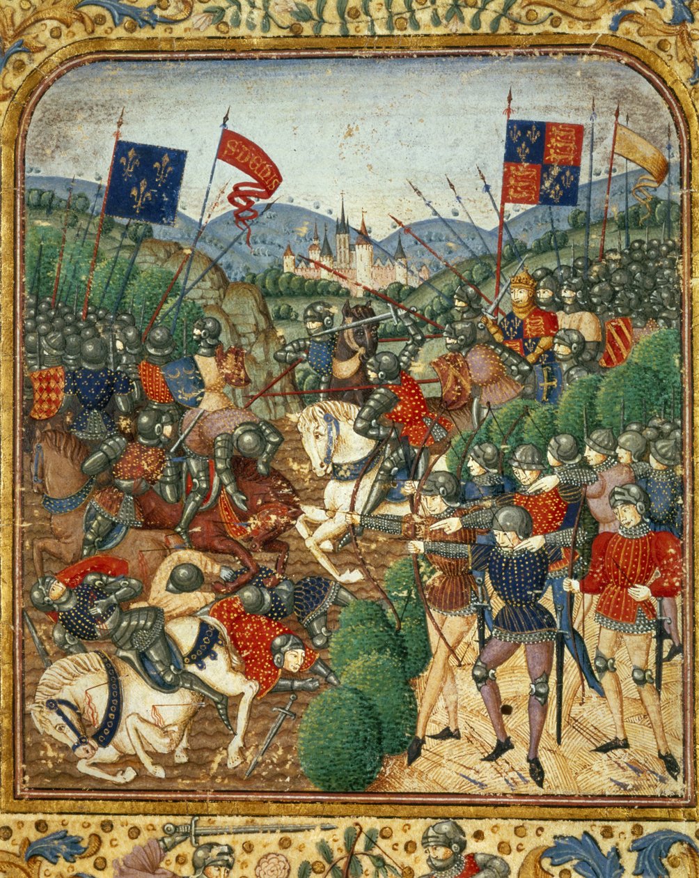 Battle of Azincourt (1415) by Jean Fouquet