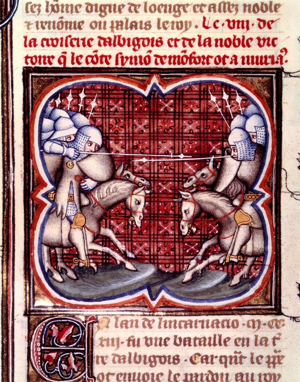 Battle of Muret (September 12) by Jean Fouquet