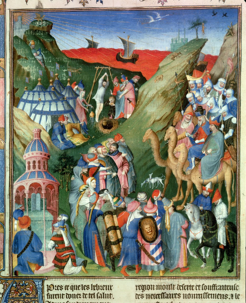 Hebrews in the Desert, Illustration from 