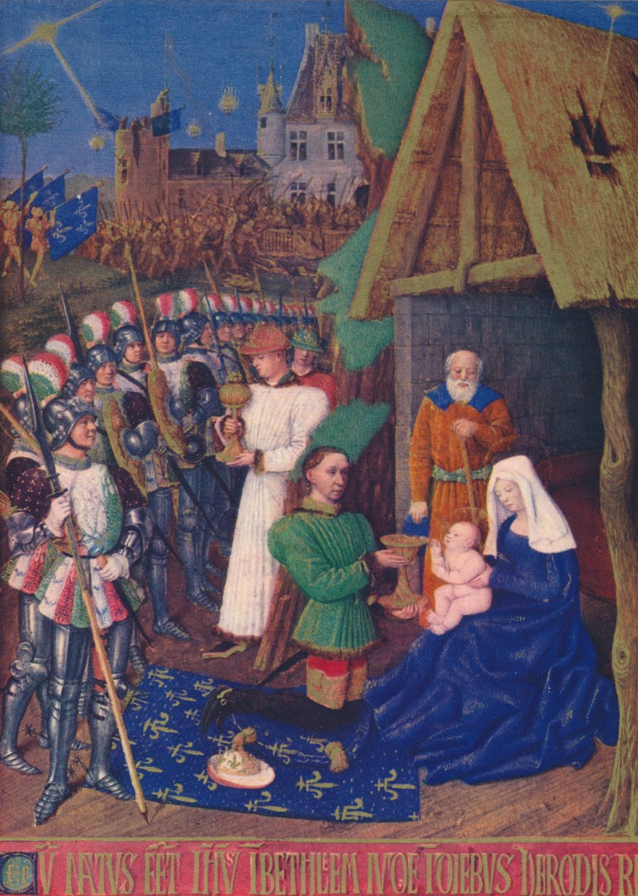 The Adoration of the Magi by Jean Fouquet