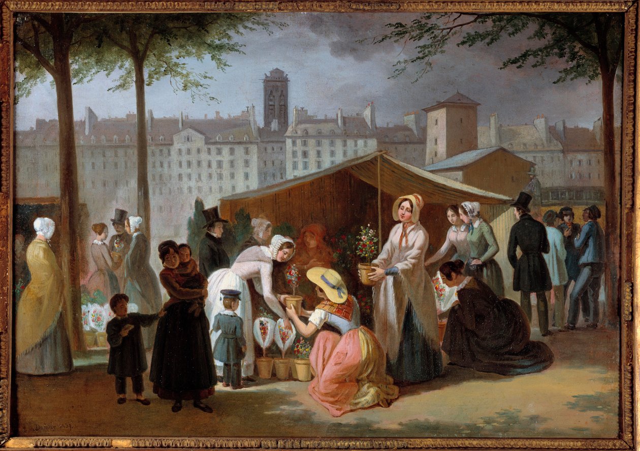 The Flower Walk by Jean Francois Demay