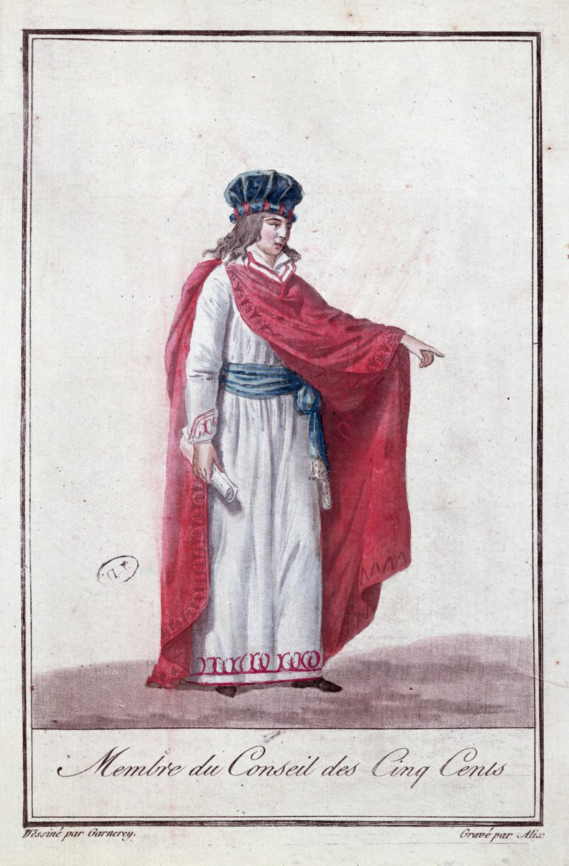 Member of the Council of the Five Hundred during the Directoire Period by Jean Francois Garneray