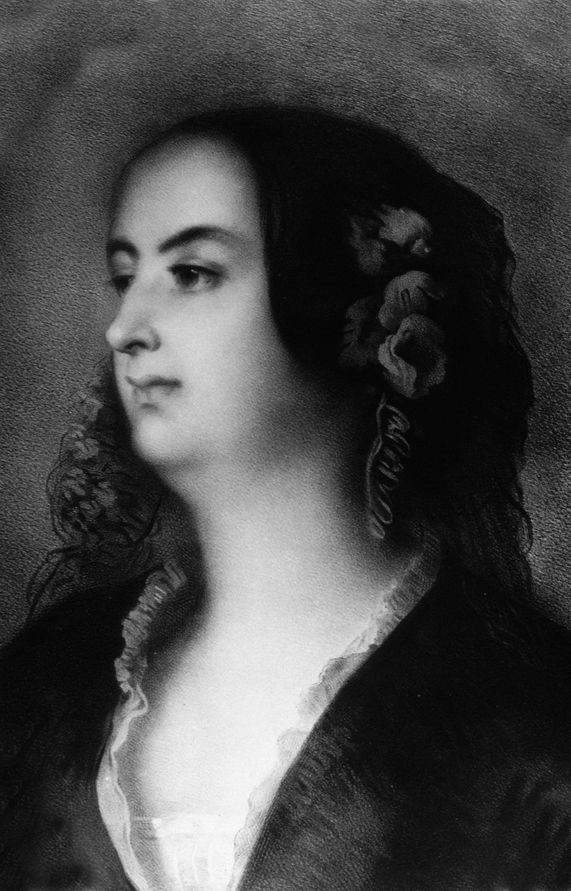 Ewelina Hańska by Jean Francois Gigoux