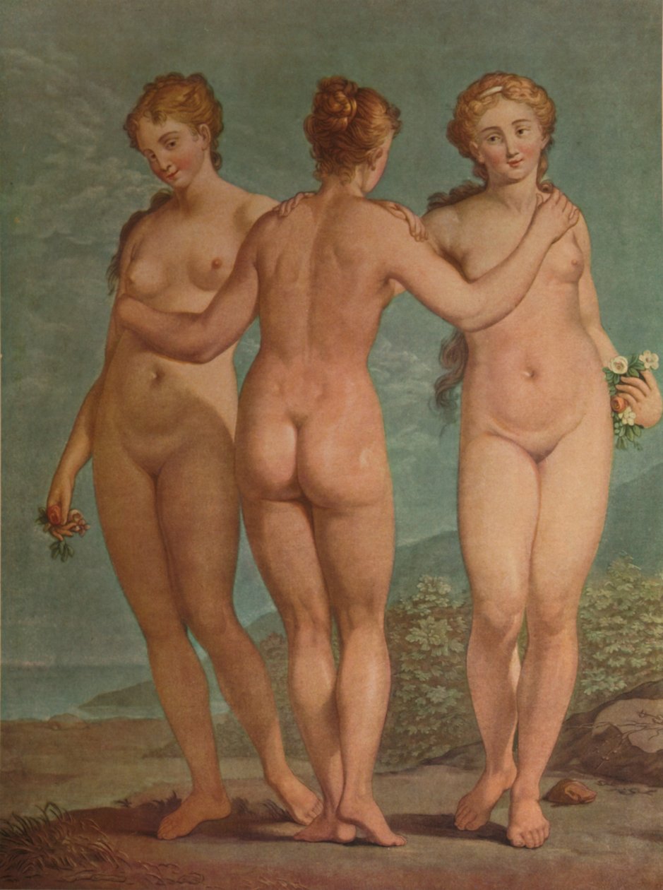 Les Trois Graces by Jean Francois Janinet