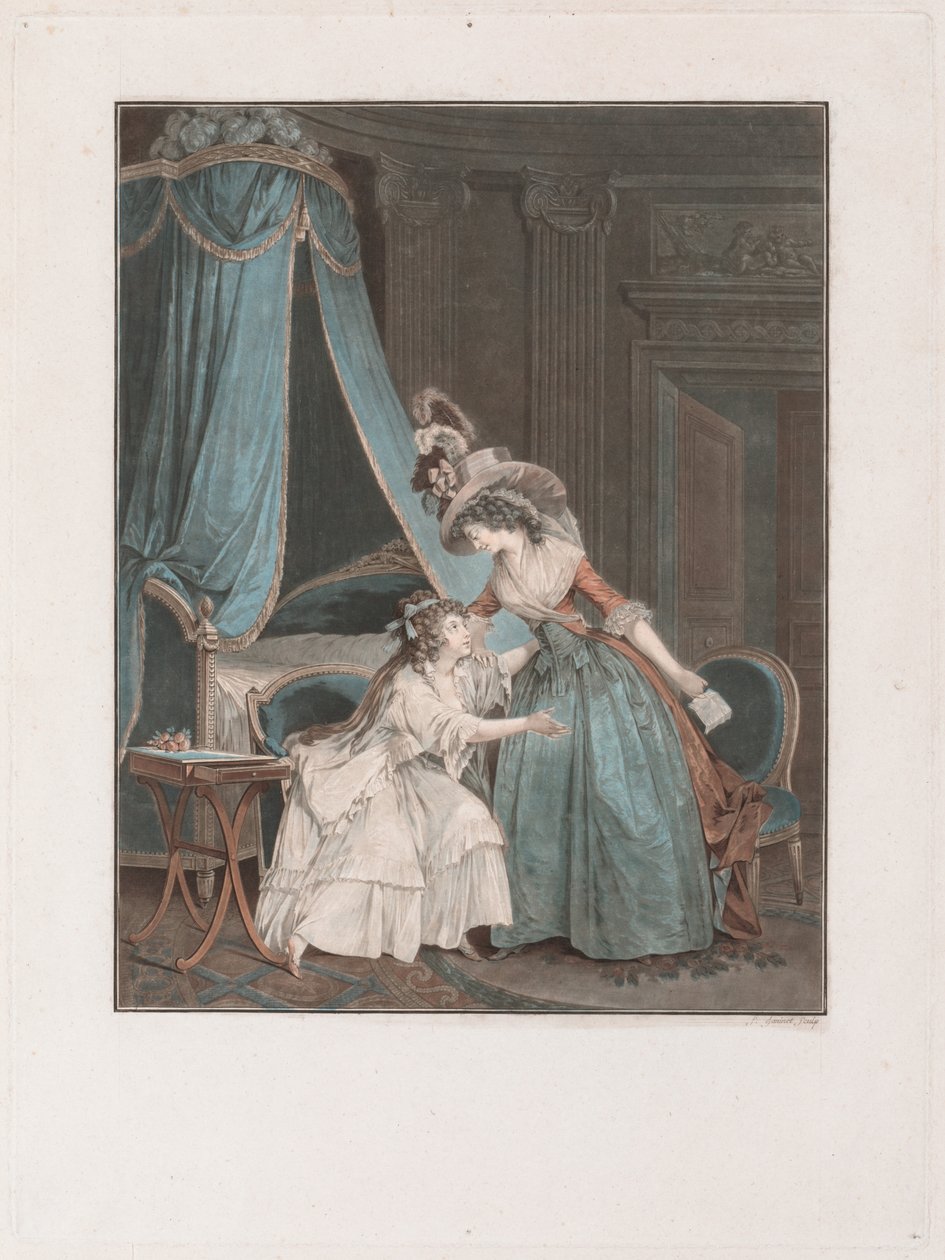 The Indiscretion, 1788 by Jean Francois Janinet