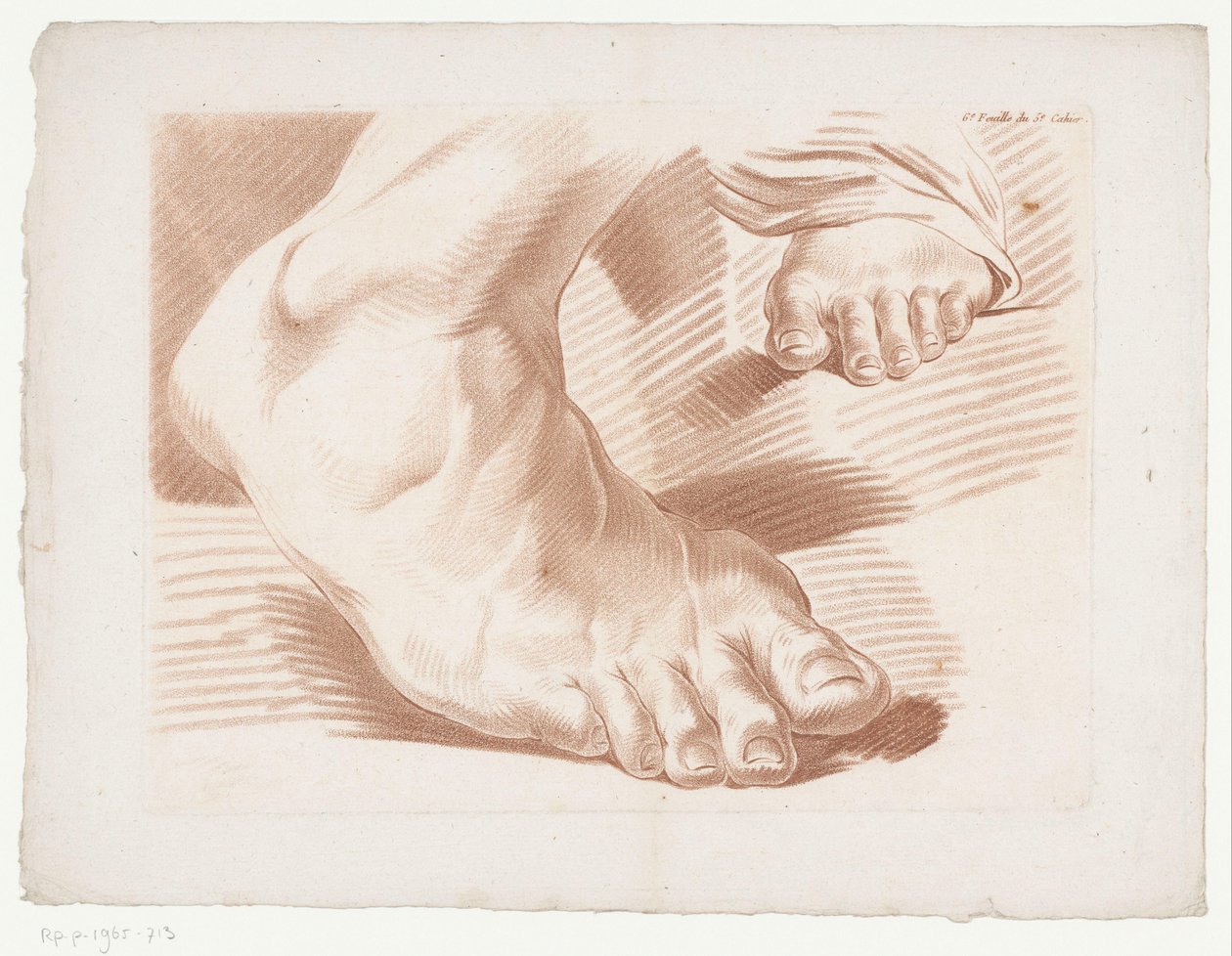 Two Feet (Compositions with Parts of the Human Body) by Jean Francois Janinet