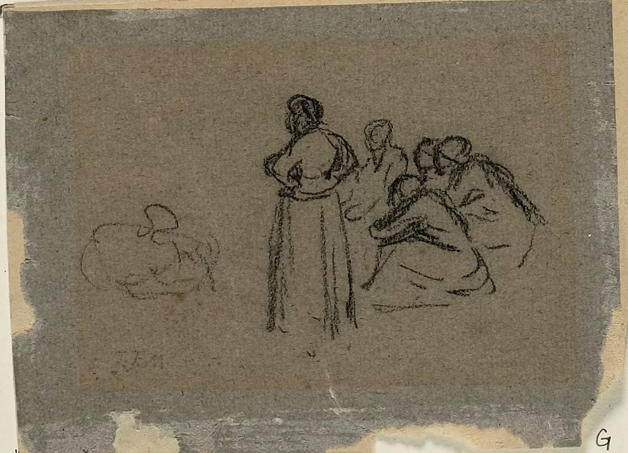 Group of Women by Jean Francois Millet
