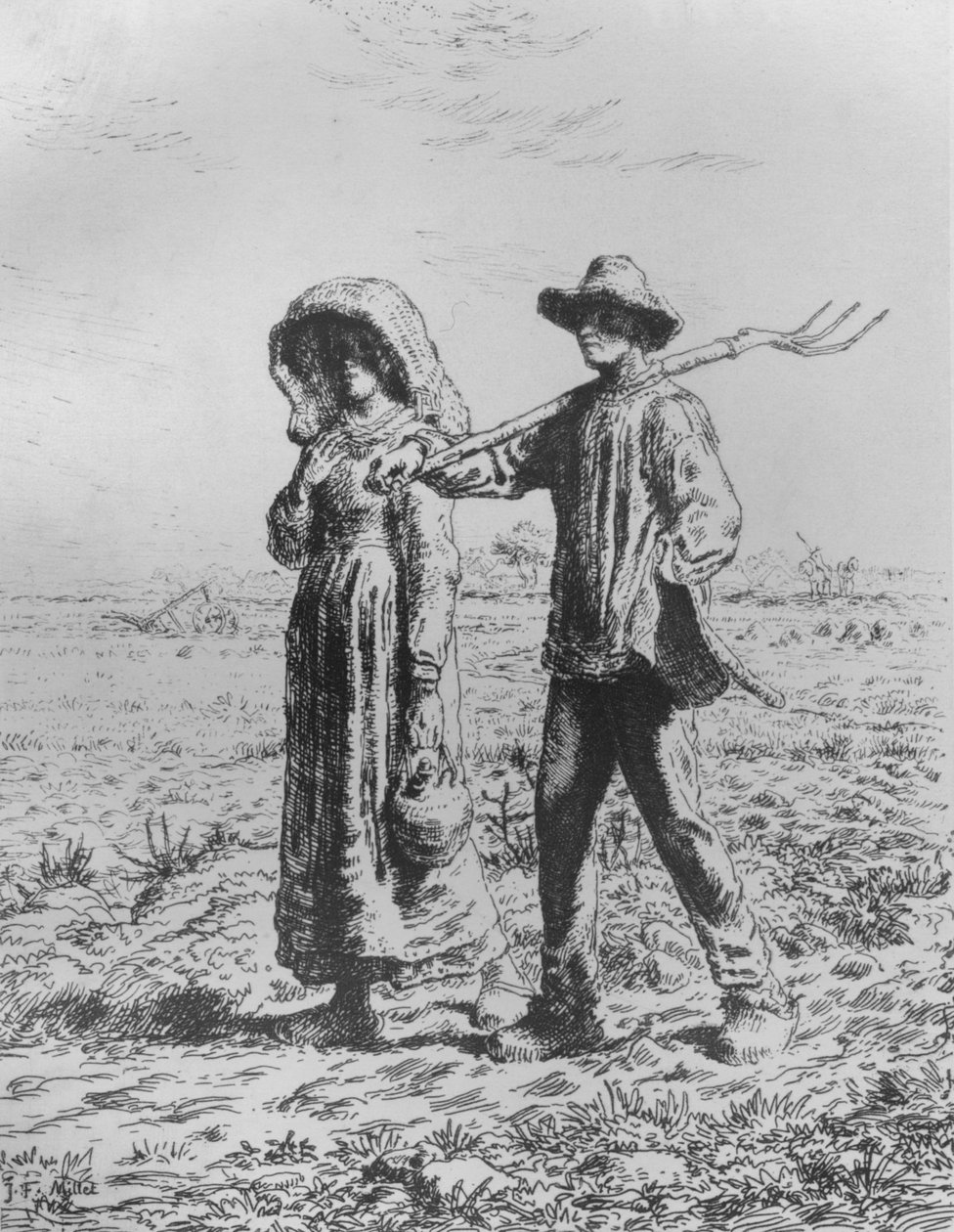 The Departure for Work, 1863 by Jean Francois Millet