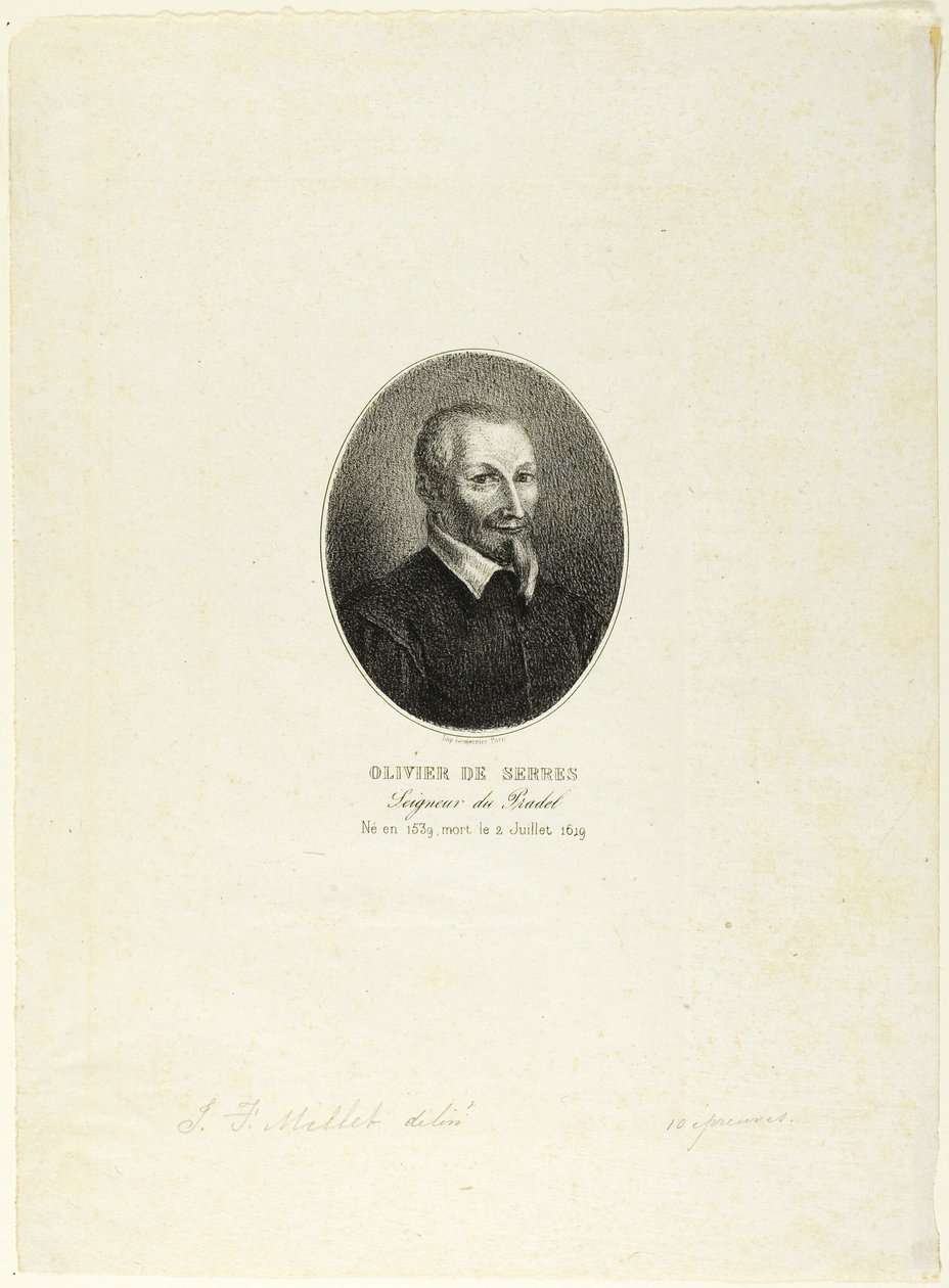Olivier de Serres by Jean Francois Millet
