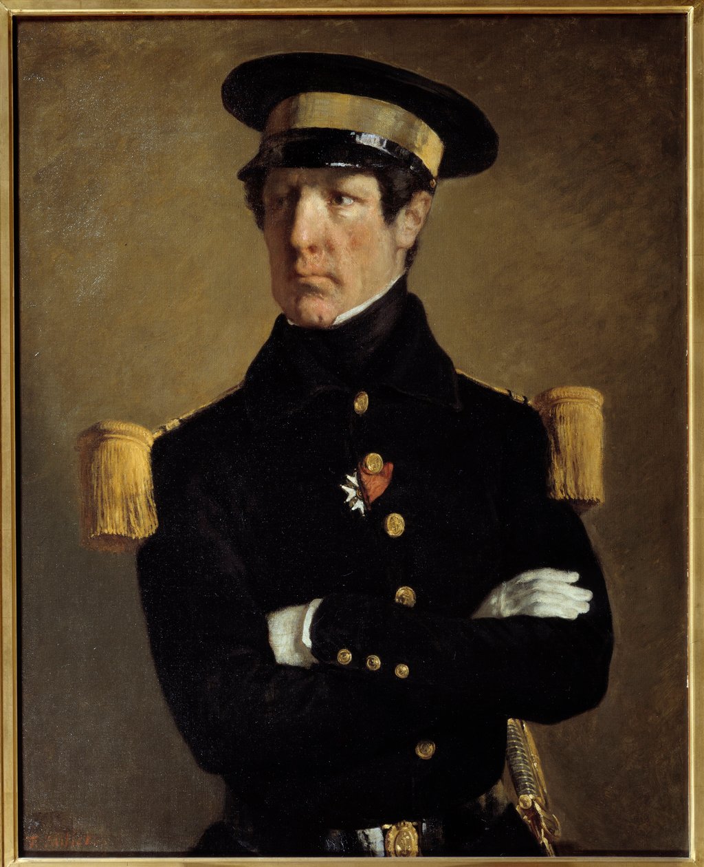 Portrait of Lieutenant Pierre Claude Aimable Gachot by Jean Francois Millet