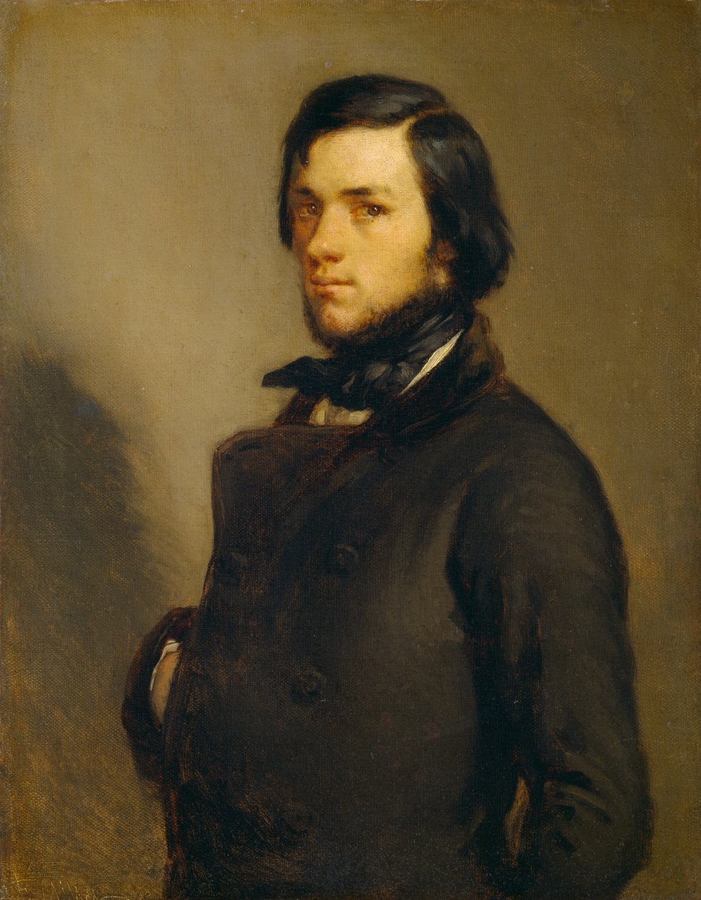Portrait of a Man, c. 1845 by Jean Francois Millet