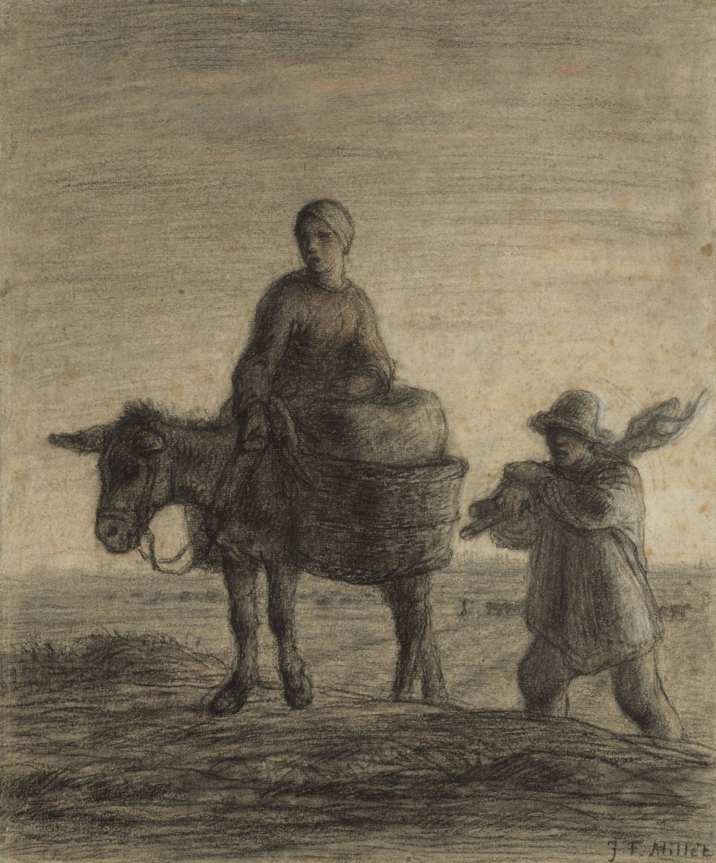 The Departure for Work by Jean-Francois Millet