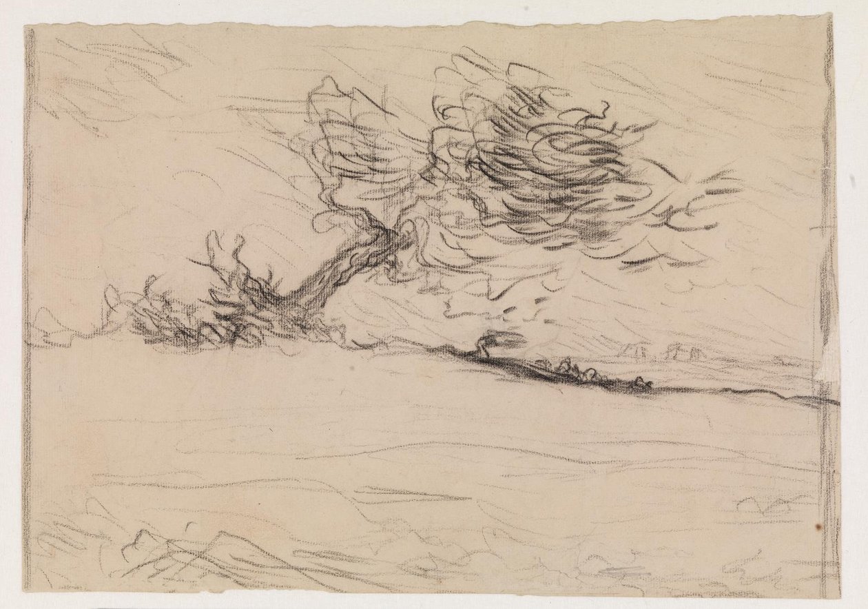 The Gust of Wind by Jean Francois Millet