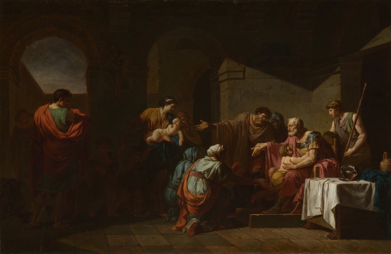 Belisarius receiving Hospitality from a Peasant, 1779 by Jean François Pierre Peyron