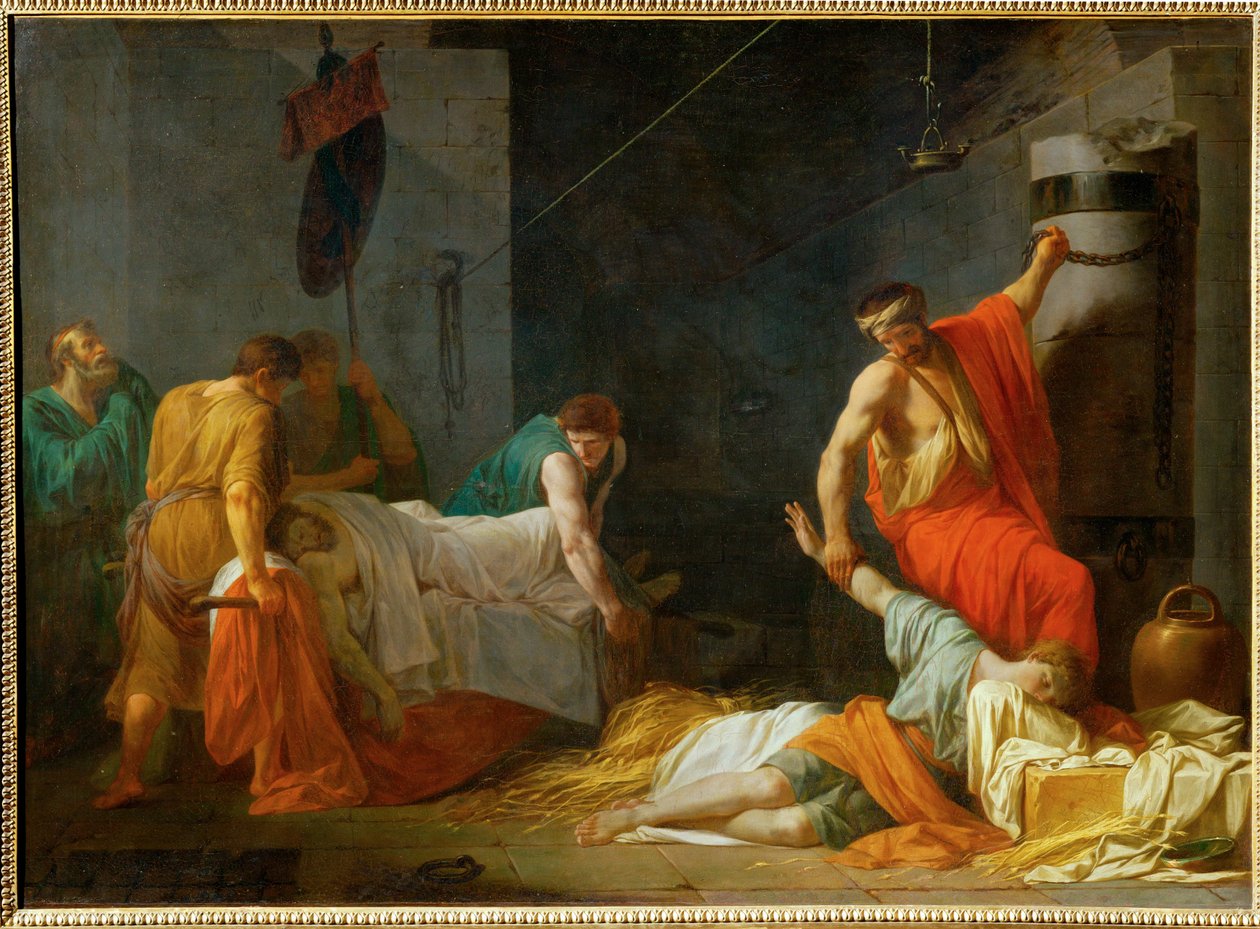 The Funeral of Miltiades by Jean François Pierre Peyron