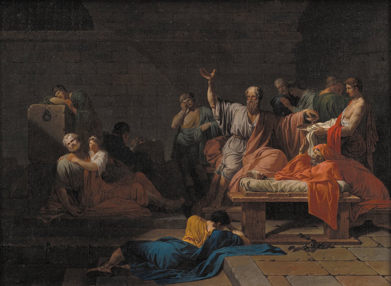 The Death of Socrates, ca. 1786 by Jean François Pierre Peyron