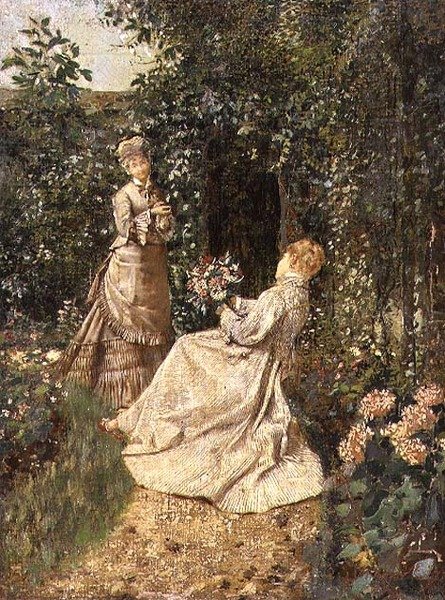 In the Garden by Jean Francois Raffaelli