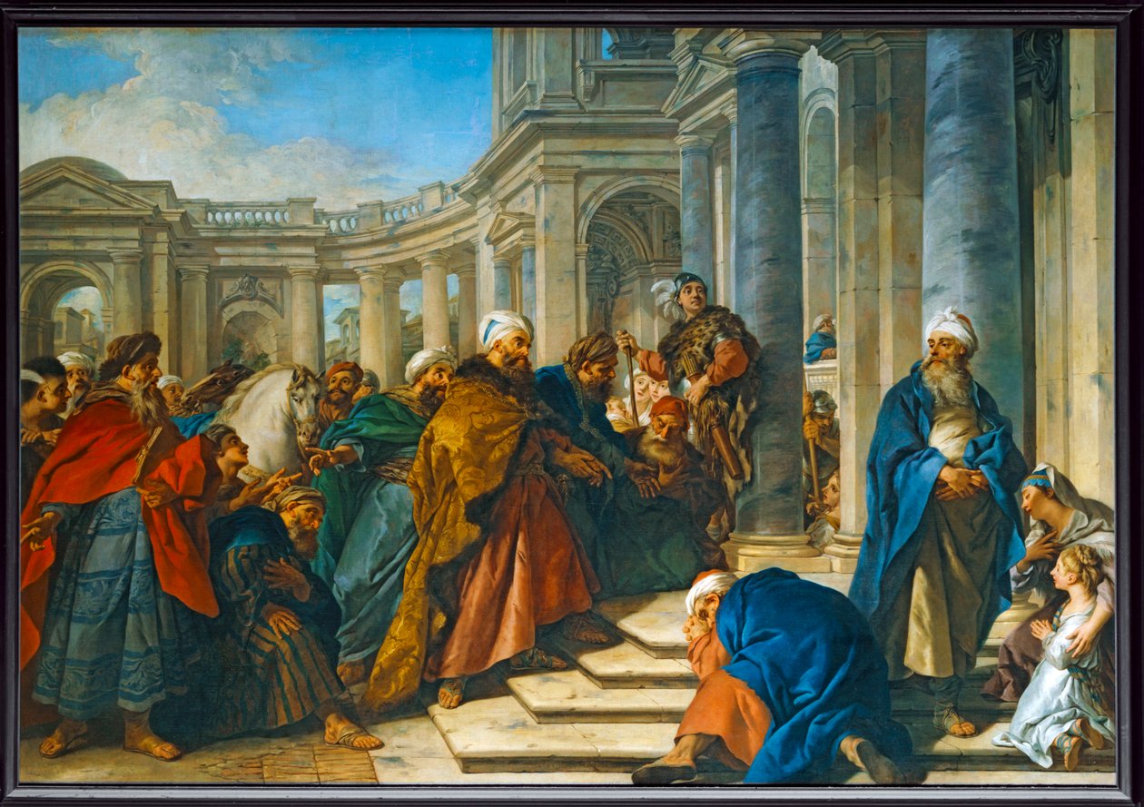 The Disdain of Mordecai Towards Haman by Jean François de Troy