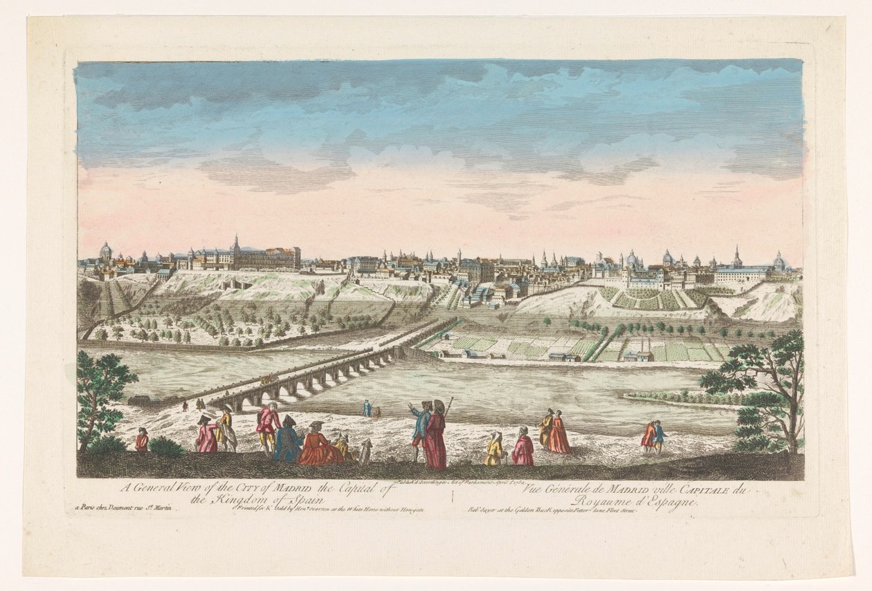 View of the City of Madrid by Jean François Daumont