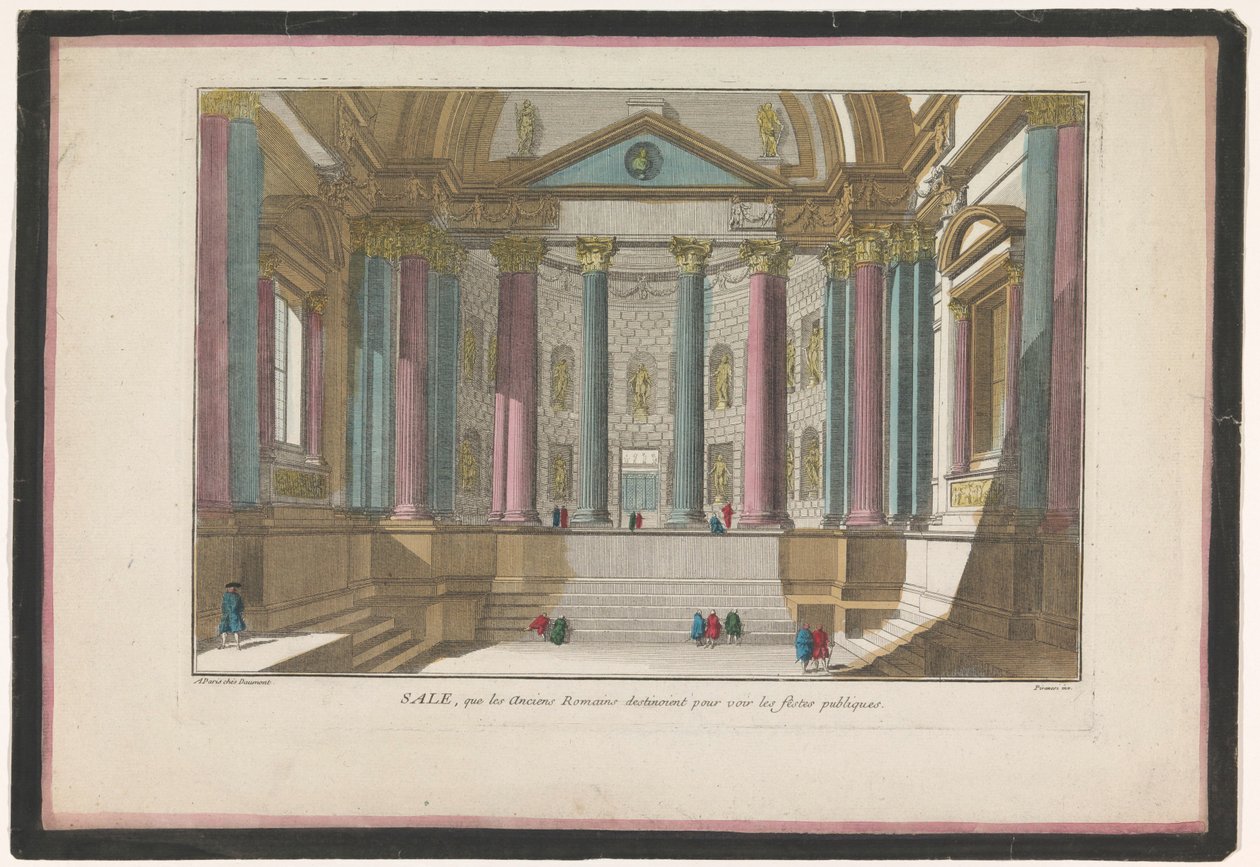 View of the Interior of a Roman Building by Jean François Daumont