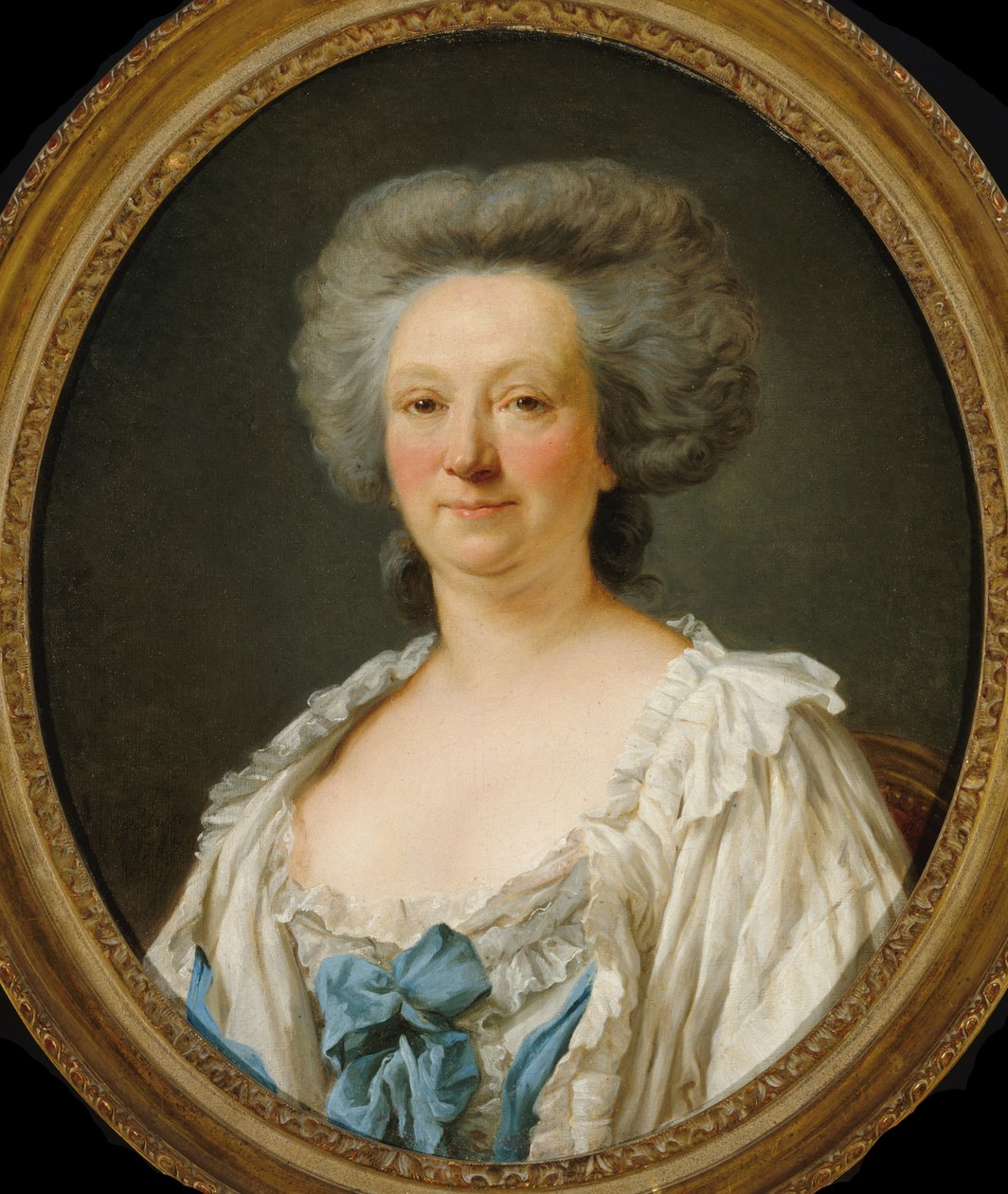 Portrait of Madame Geoffrin 1699-1777 by Jean François Gilles Colson