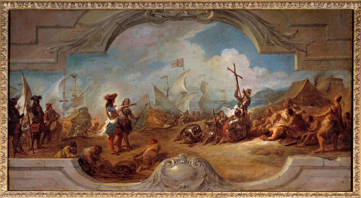 Christopher Columbus in America by Jean François de Troy