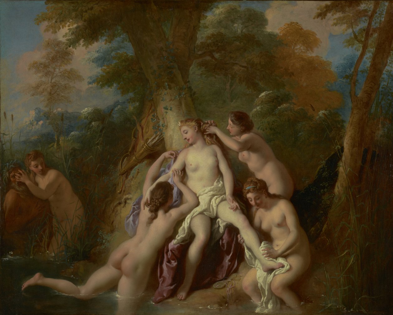 Diana and Her Nymphs Bathing, 1722-4 by Jean François de Troy