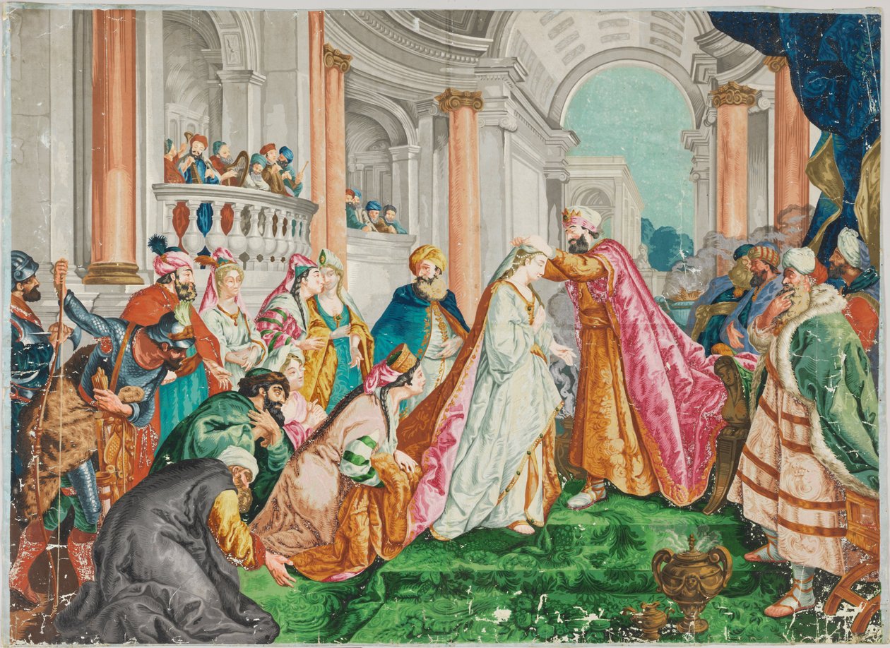 The Coronation of Esther by Jean François de Troy