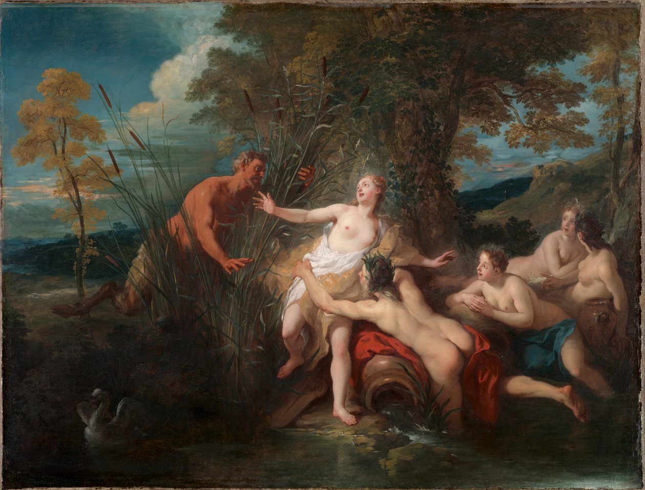 Pan and Syrinx by Jean François de Troy