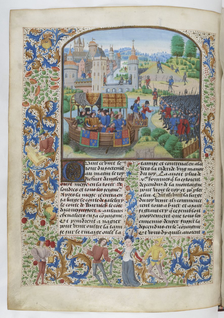 Chronicles, 154v, 12148 btv1b8438605hf336, original by Jean Froissart