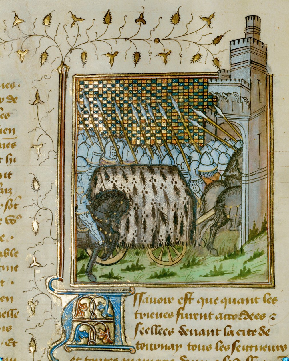 The Body of Jean III of Brittany Brought to Ploermel by Jean Froissart