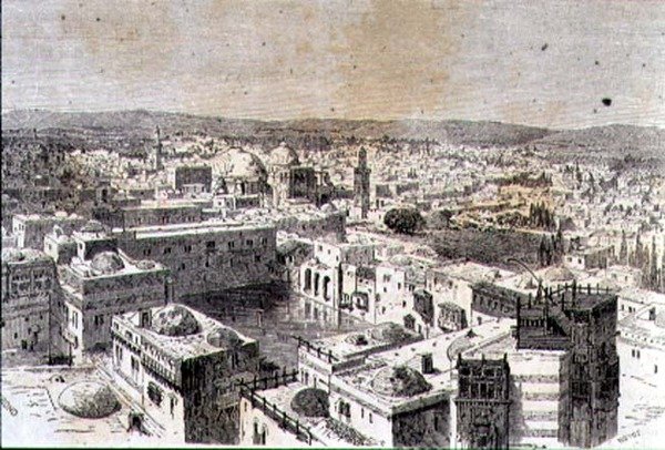 Jerusalem in the 1860s by Jean Georges (after) Huyot