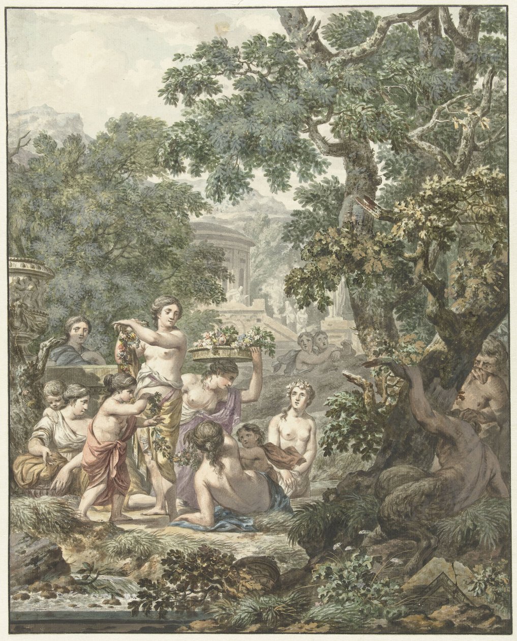 Arcadian Landscape by Jean Grandjean
