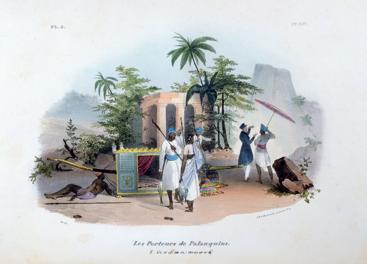 Palanquin Bearers by Jean Henri Marlet