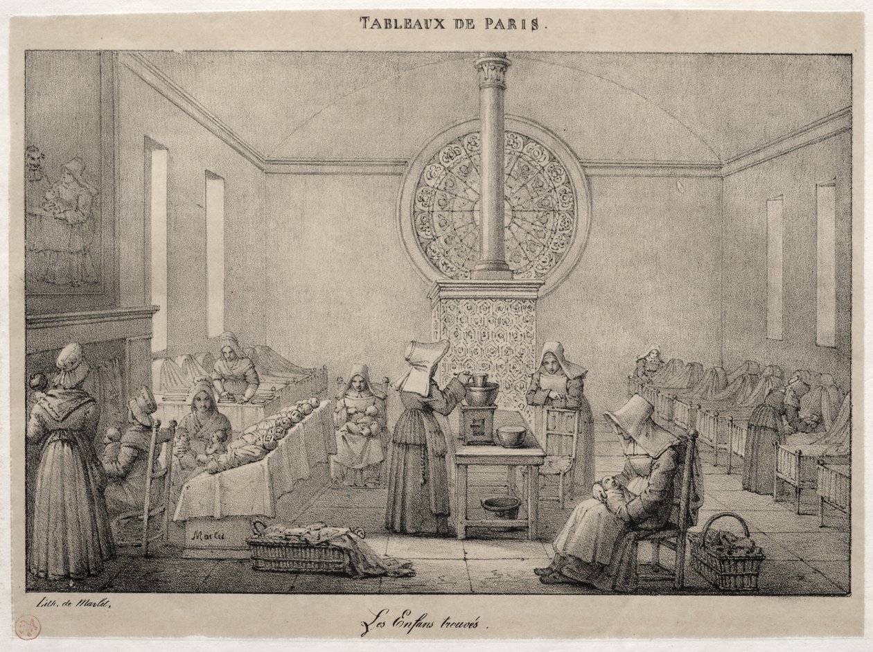 Scenes of Paris: The Foundling Hospital by Jean Henri Marlet