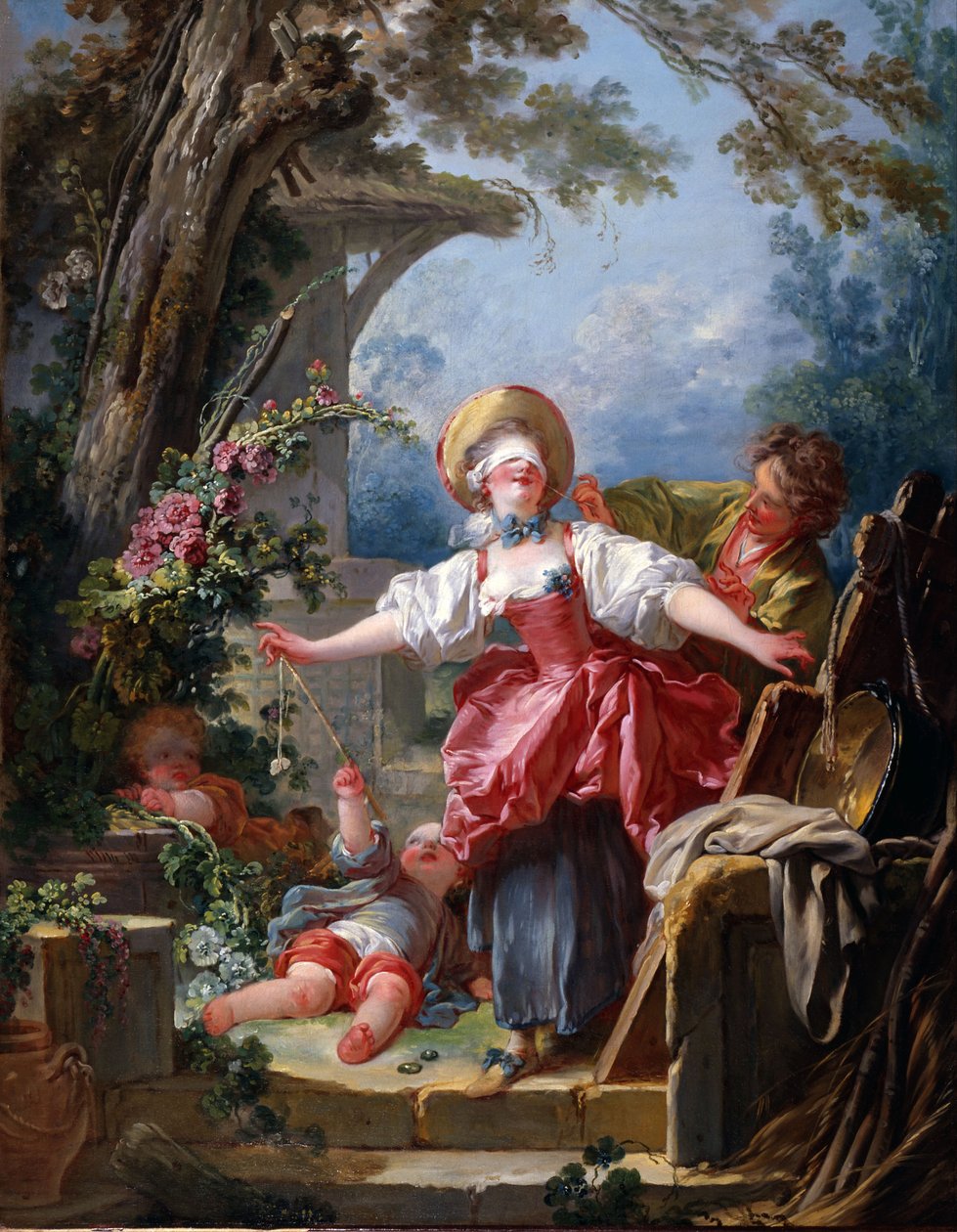 Blind-Man’s Buff by Jean Honore Fragonard