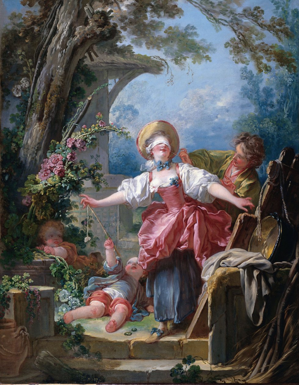 Blind-Man’s Buff by Jean Honore Fragonard