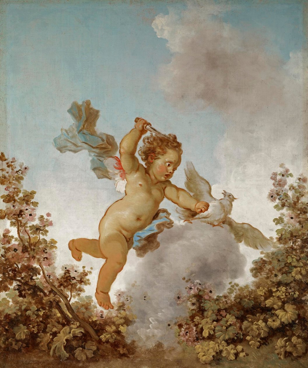 The Progress of Love: Love the Avenger, 1790–91 by Jean Honore Fragonard