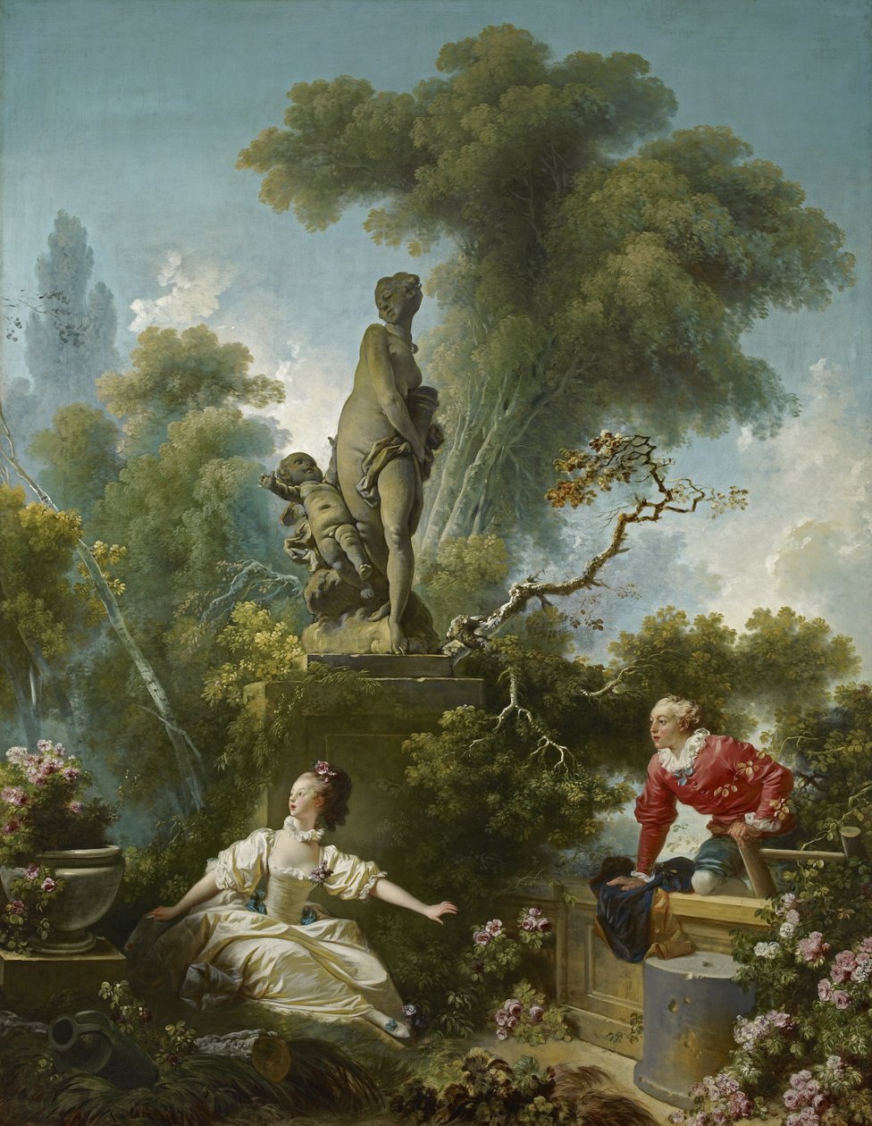 The Progress of Love: The Meeting by Jean Honore Fragonard